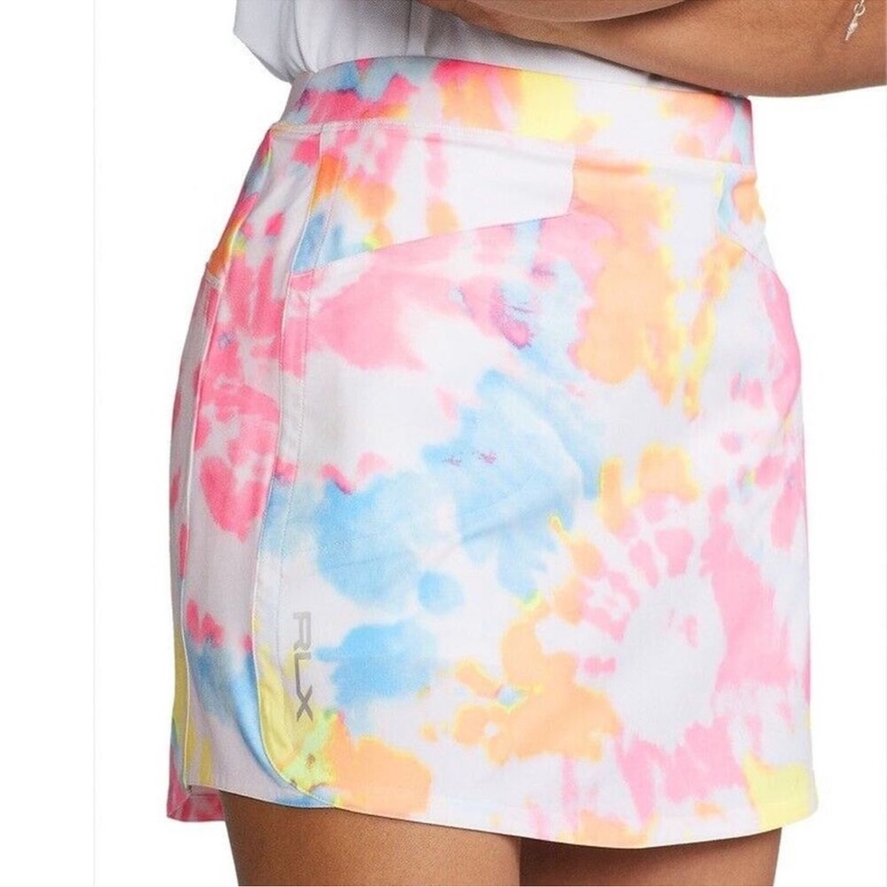 Ralph Lauren RLX Golf Ombre Stretch Skort Sandy Lane Tie Dye